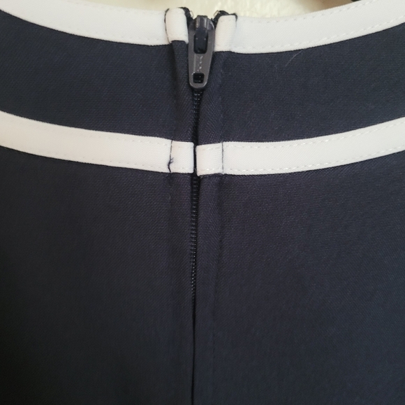 Bonnie Jean Exclusive Blue White Striped Sleeveless Bow Dress Size 6X Girls - Picture 4 of 6